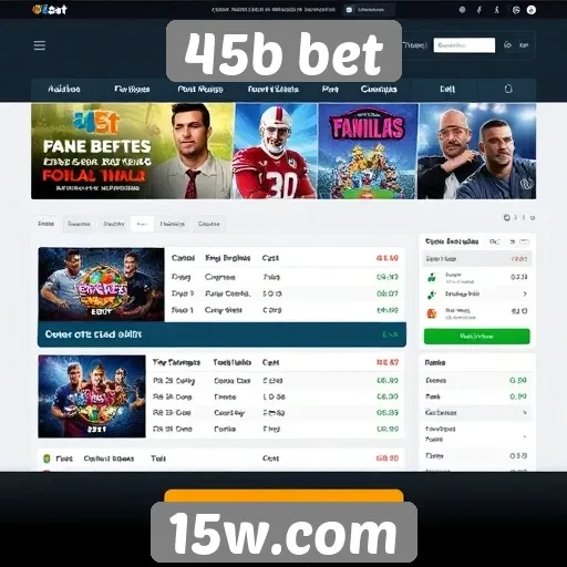 Novas funcionalidades do site 45b bet em destaque
